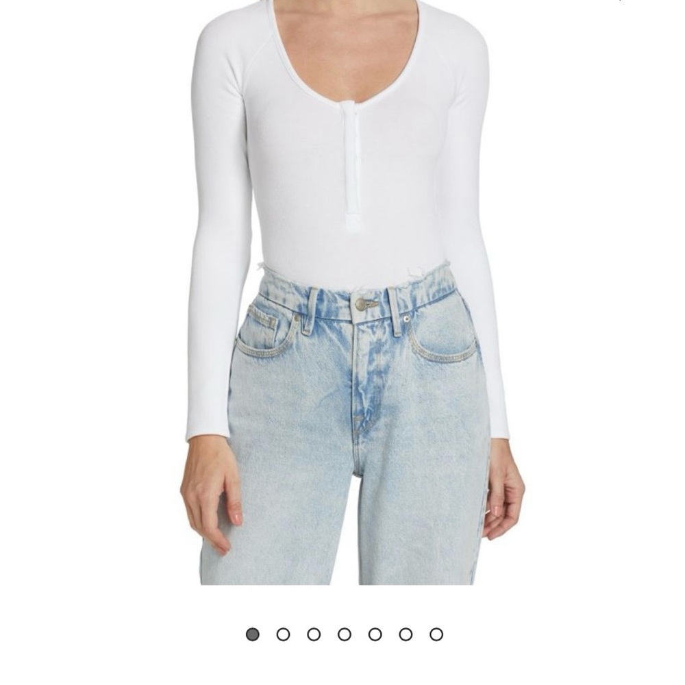 Good American Henley bodysuit